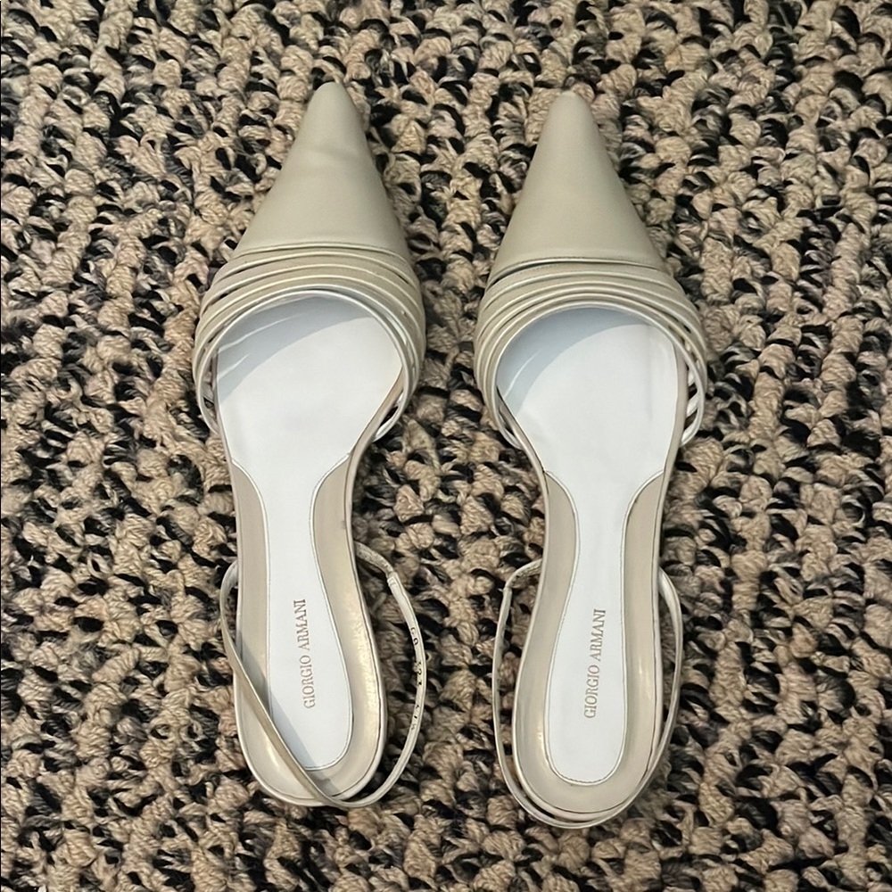 Giorgio Armani pointy toe flats